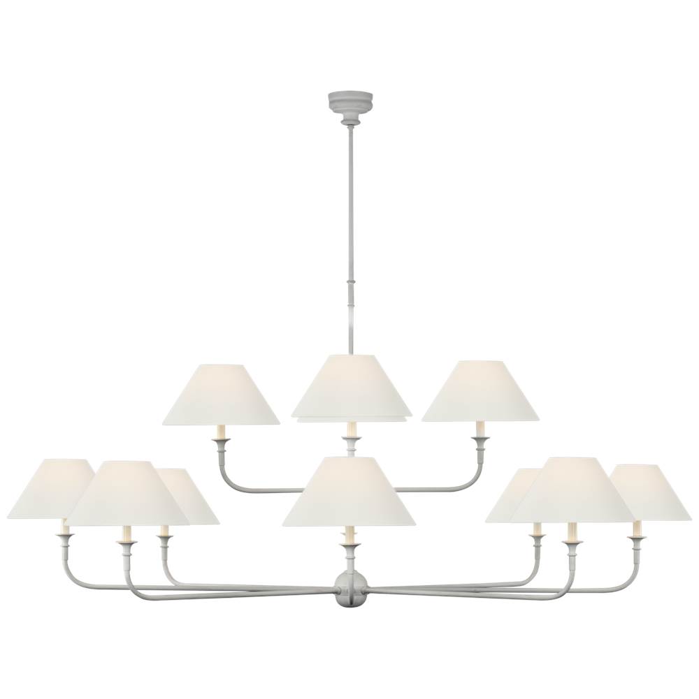 Visual Comfort Signature Collection Piaf Oversized Two Tier Chandelier