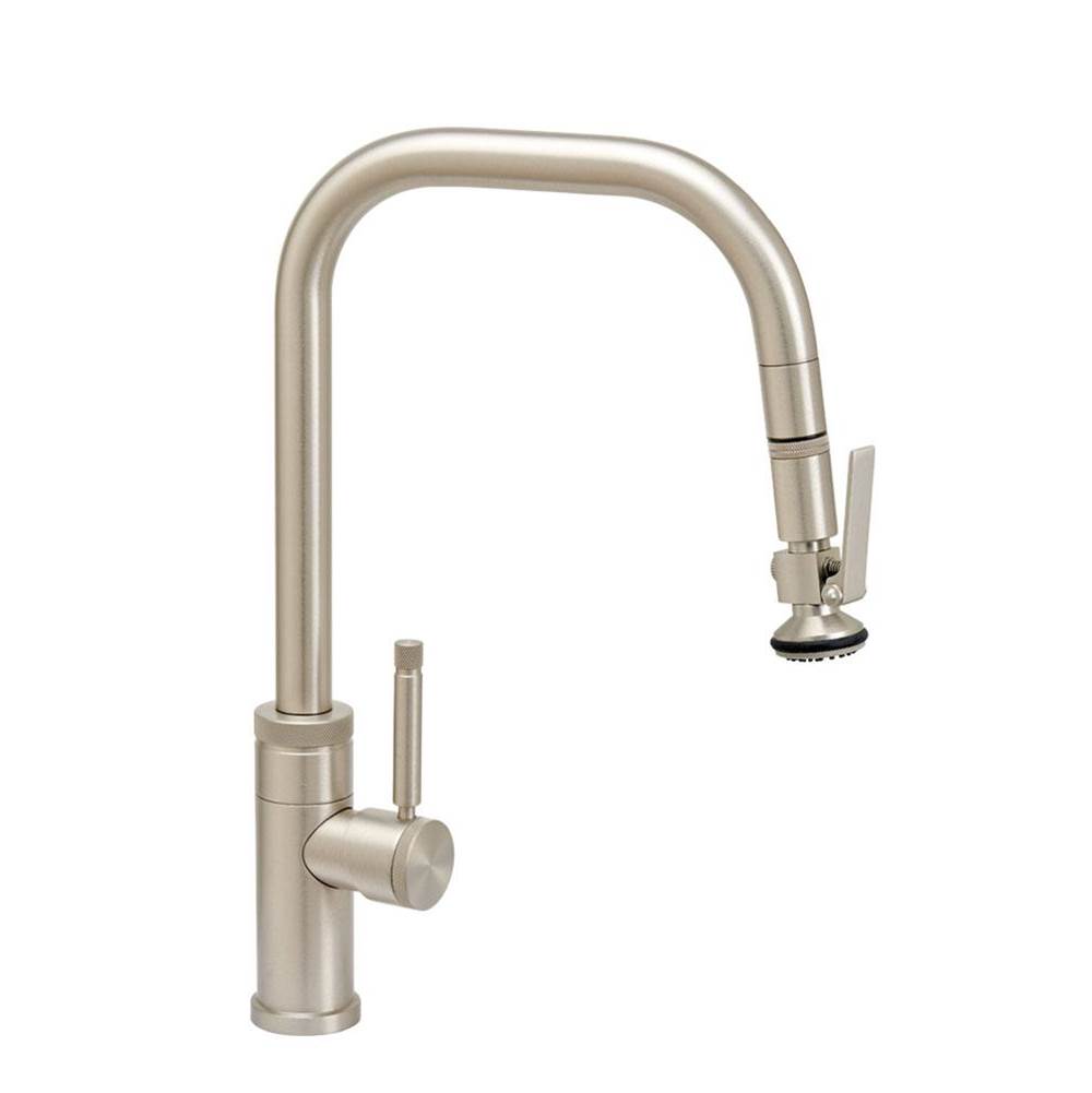 Waterstone Waterstone Fulton Industrial PLP Pulldown Faucet - Angled Spout - Lever Sprayer