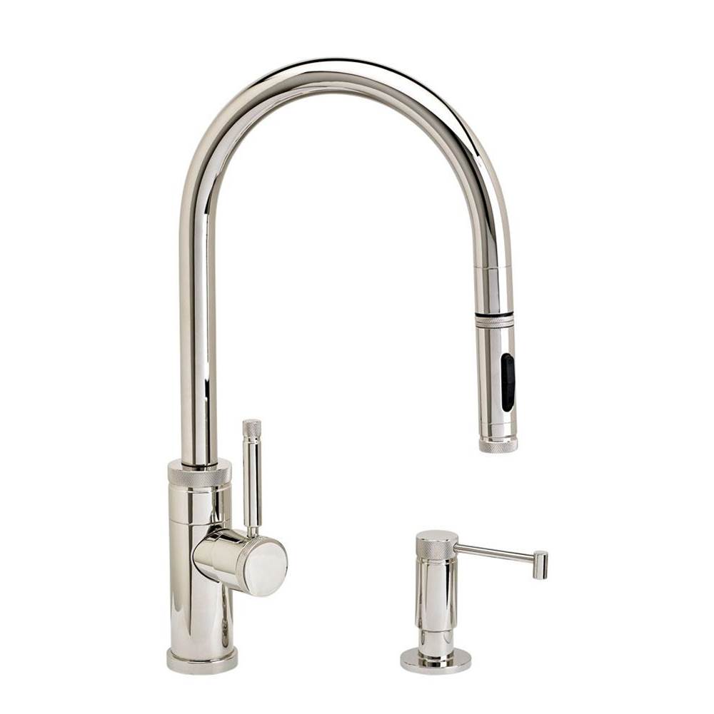 Waterstone Waterstone Industrial PLP Pulldown Faucet -Toggle Sprayer - 2pc. Suite