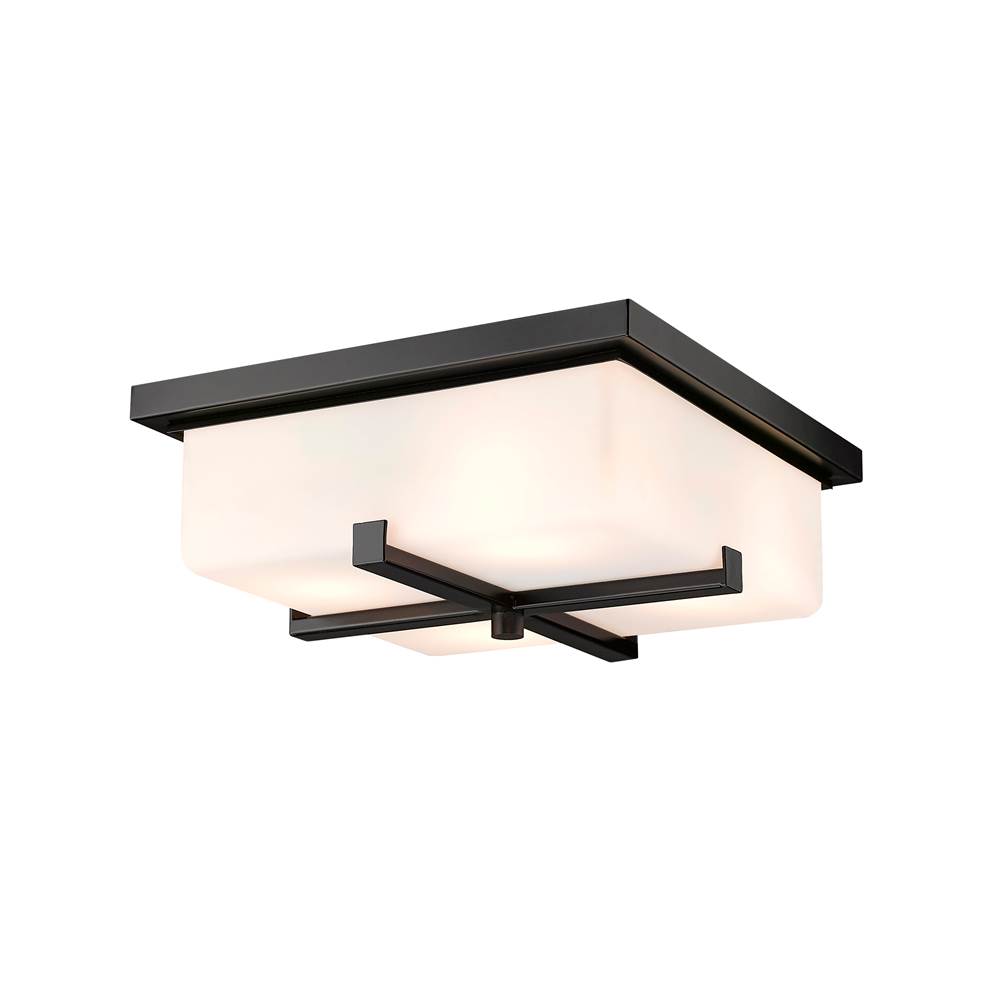 Z-Lite 4 Light Outdoor Flush Ceiling Mount Fixture